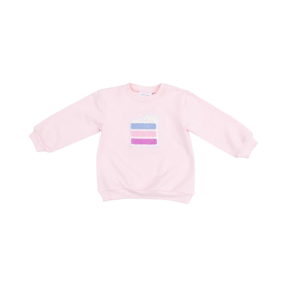 Angel Dear Birthday Cake Oversize Sweatshirt W/ Applique